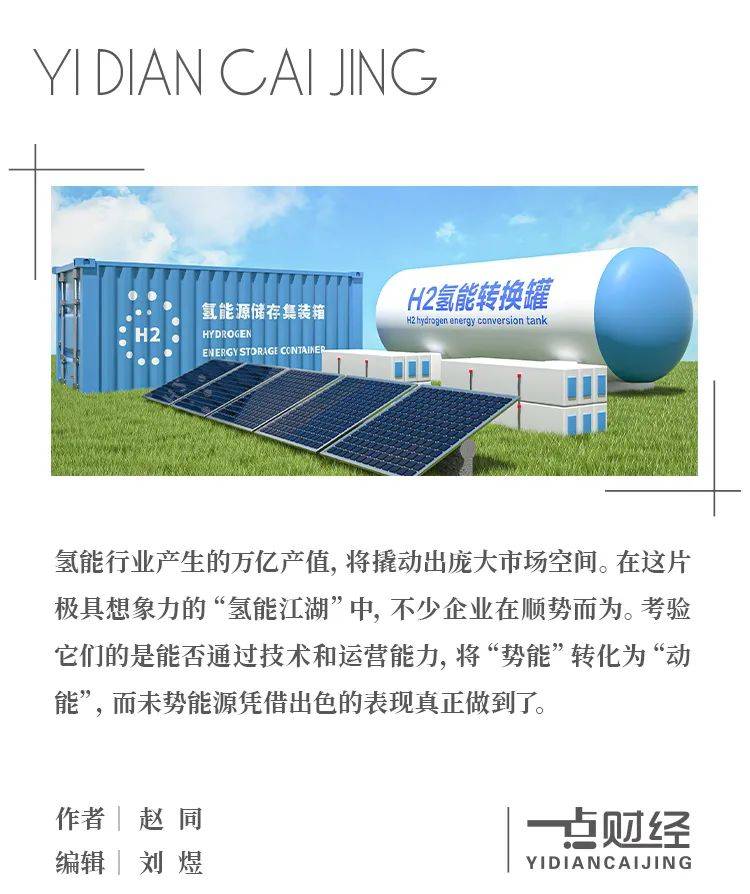 冠軍娛樂城:獨闖萬億氫能江湖,未勢能源顯露“雙輪動能”