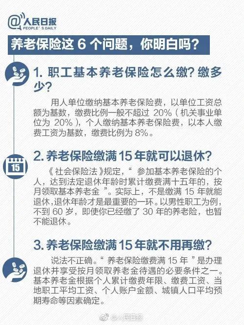 热榜！社保缴费满15年就可以不缴了吗？最新回应！退休后每月能拿到多少养老金？如何计算？